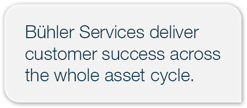 B hler Services deliver customer success across the whole asset cycle.