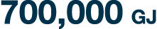 700,000 GJ