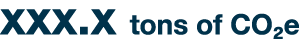 xxx.x tons of CO₂e
